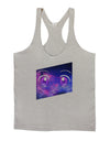 Cute Cosmic Eyes Mens String Tank Top-Men's String Tank Tops-LOBBO-Light-Gray-Small-Davson Sales