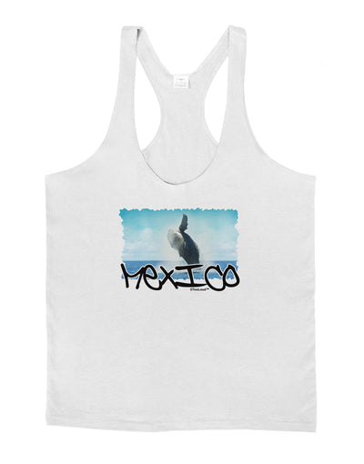 Mexico - Whale Watching Cut-out Mens String Tank Top-Men's String Tank Tops-LOBBO-White-Small-Davson Sales