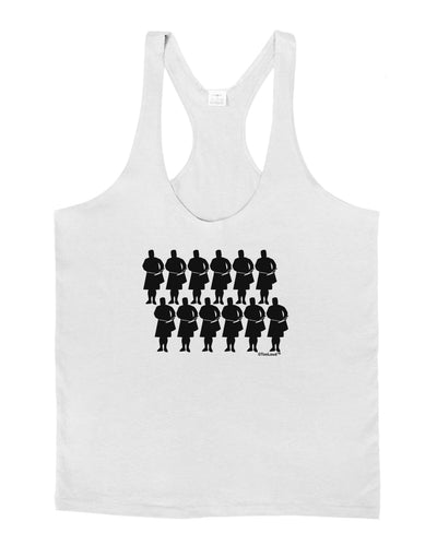 Twelve Drummers Drumming Mens String Tank Top-Men's String Tank Tops-LOBBO-White-Small-Davson Sales