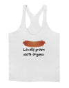 Locally Grown Organic Sausage Mens String Tank Top-Men's String Tank Tops-LOBBO-White-Small-Davson Sales