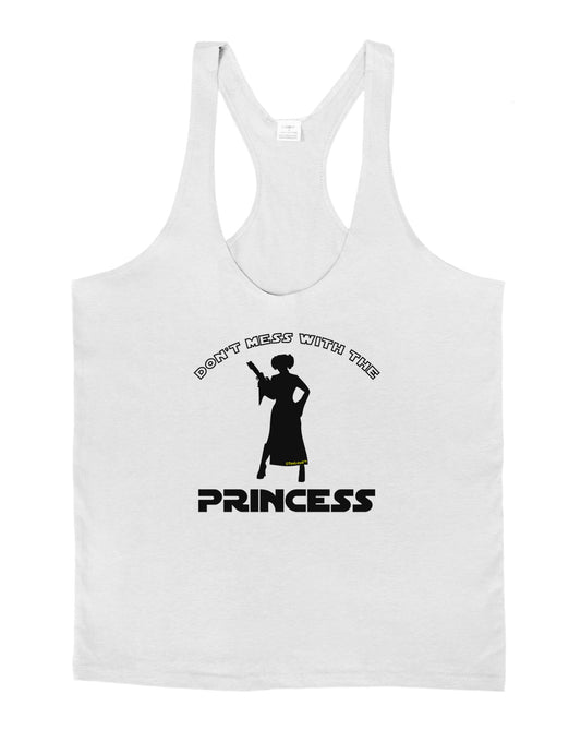 Don't Mess With The Princess Mens String Tank Top-Men's String Tank Tops-LOBBO-White-Small-Davson Sales