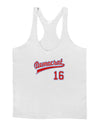 Democrat Jersey 16 Mens String Tank Top-Men's String Tank Tops-LOBBO-White-Small-Davson Sales