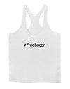 Hashtag Free Bacon Mens String Tank Top-Men's String Tank Tops-LOBBO-White-Small-Davson Sales