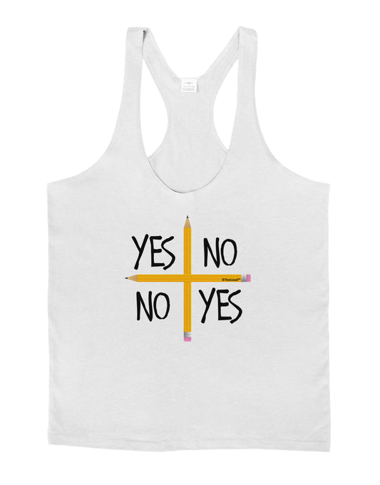 Charlie Charlie Challenge Mens String Tank Top-Men's String Tank Tops-LOBBO-White-Small-Davson Sales