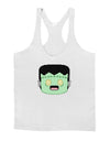 Cute Pixel Monster Mens String Tank Top-Men's String Tank Tops-LOBBO-White-Small-Davson Sales