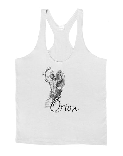 Orion Illustration Mens String Tank Top-Men's String Tank Tops-LOBBO-White-Small-Davson Sales