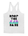 Drop the Bass Mens String Tank Top-Men's String Tank Tops-LOBBO-White-Small-Davson Sales