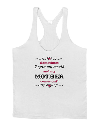 My Mother Comes Out Mens String Tank Top-Men's String Tank Tops-LOBBO-White-Small-Davson Sales