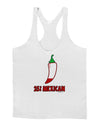 Twenty-Five Percent Mexican Mens String Tank Top-Men's String Tank Tops-LOBBO-White-Small-Davson Sales