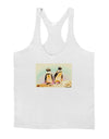 Magellanic Penguin Watercolor Mens String Tank Top-Men's String Tank Tops-LOBBO-White-Small-Davson Sales