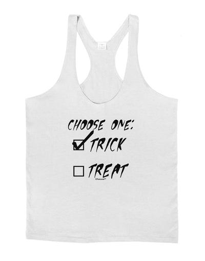 Choose One - Trick Mens String Tank Top-Men's String Tank Tops-LOBBO-White-Small-Davson Sales