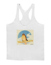 Red-tailed Hawk Mens String Tank Top-Men's String Tank Tops-LOBBO-White-Small-Davson Sales