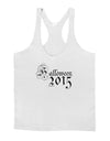 Halloween Current Year Script Text Mens String Tank Top-Men's String Tank Tops-LOBBO-White-Small-Davson Sales