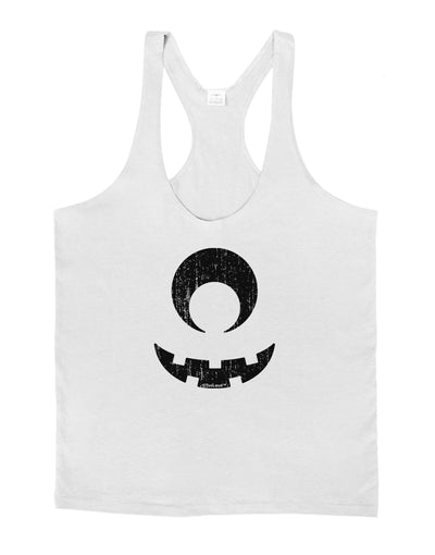 Cyclops Lantern Distressed Mens String Tank Top-Men's String Tank Tops-LOBBO-White-Small-Davson Sales