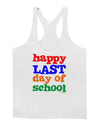 Happy Last Day of School Mens String Tank Top-Men's String Tank Tops-LOBBO-White-Small-Davson Sales