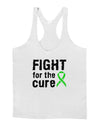 Fight for the Cure - Lime Green Ribbon Lyme Disease Mens String Tank Top-Men's String Tank Tops-LOBBO-White-Small-Davson Sales