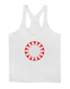 Watercolor Peppermint Mens String Tank Top-Men's String Tank Tops-LOBBO-White-Small-Davson Sales