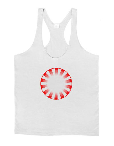 Watercolor Peppermint Mens String Tank Top-Men's String Tank Tops-LOBBO-White-Small-Davson Sales