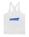 Onomatopoeia WOOSH Mens String Tank Top-Men's String Tank Tops-LOBBO-White-Small-Davson Sales