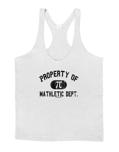 Mathletic Department Distressed Mens String Tank Top by TooLoud-LOBBO-White-Small-Davson Sales