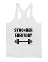 Stronger Everyday Gym Workout Mens String Tank Top-Men's String Tank Tops-LOBBO-White-Small-Davson Sales
