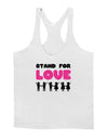 Stand For Love Pink Mens String Tank Top-Men's String Tank Tops-LOBBO-White-Small-Davson Sales