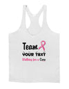 Personalized Team -Name- Breast Cancer Walk - Walking for a Cure Mens String Tank Top-Men's String Tank Tops-LOBBO-White-Small-Davson Sales