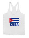 Cuba Flag Cuban Pride Mens String Tank Top by TooLoud-LOBBO-White-Small-Davson Sales