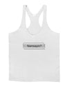 Namsayin Text Bubble Mens String Tank Top-Men's String Tank Tops-LOBBO-White-Small-Davson Sales