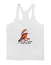 Cancer Color Illustration Mens String Tank Top-Men's String Tank Tops-LOBBO-White-X-Large-Davson Sales