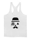 Gentleman Jack-o-lantern Mens String Tank Top-Men's String Tank Tops-LOBBO-White-Small-Davson Sales