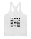 Twelve Days of Christmas Mens String Tank Top-Men's String Tank Tops-LOBBO-White-Small-Davson Sales