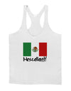 Mexcellent - Mexican Flag Mens String Tank Top-Men's String Tank Tops-LOBBO-White-Small-Davson Sales