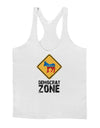 Democrat Zone Mens String Tank Top-Men's String Tank Tops-LOBBO-White-Small-Davson Sales