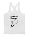 Future Doctor Mens String Tank Top-Men's String Tank Tops-LOBBO-White-Small-Davson Sales