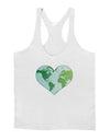 World Globe Heart Mens String Tank Top-Men's String Tank Tops-LOBBO-White-Small-Davson Sales