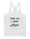 Choose One - Treat Mens String Tank Top-Men's String Tank Tops-LOBBO-White-Small-Davson Sales