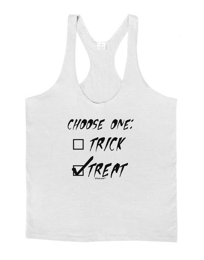 Choose One - Treat Mens String Tank Top-Men's String Tank Tops-LOBBO-White-Small-Davson Sales