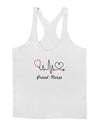 Stethoscope Heartbeat Text Mens String Tank Top-Men's String Tank Tops-LOBBO-White-Small-Davson Sales