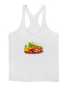 Watercolor Fruit Bowl 1 Mens String Tank Top-Men's String Tank Tops-LOBBO-White-Small-Davson Sales