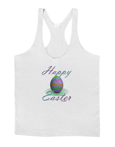 One Happy Easter Egg Mens String Tank Top-Men's String Tank Tops-LOBBO-White-Small-Davson Sales