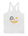 Monocle Jack-o-Lantern Color Mens String Tank Top-Men's String Tank Tops-LOBBO-White-Small-Davson Sales