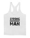 Strong Independent Man Mens String Tank Top-Men's String Tank Tops-LOBBO-White-Small-Davson Sales