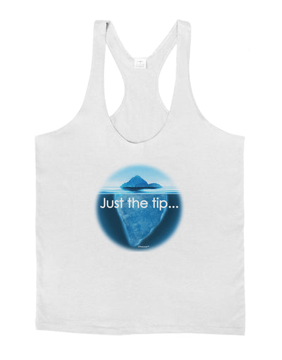 Iceberg Just the Tip Mens String Tank Top-Men's String Tank Tops-LOBBO-White-Small-Davson Sales