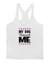 My Dog Rescued Me Mens String Tank Top-Men's String Tank Tops-LOBBO-White-Small-Davson Sales