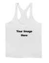 Custom Personalized Image and Text Mens String Tank Top-LOBBO-White-Small-Davson Sales