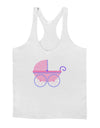 Baby Girl Carriage Mens String Tank Top-Men's String Tank Tops-LOBBO-White-Small-Davson Sales