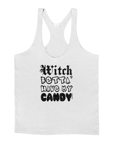 Witch Betta Have - Distressed Mens String Tank Top-Men's String Tank Tops-LOBBO-White-Small-Davson Sales