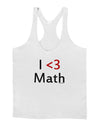 I Heart Math Mens String Tank Top by TooLoud-LOBBO-White-Small-Davson Sales