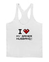 I Heart My Gamer Husband Mens String Tank Top-Men's String Tank Tops-LOBBO-White-Small-Davson Sales